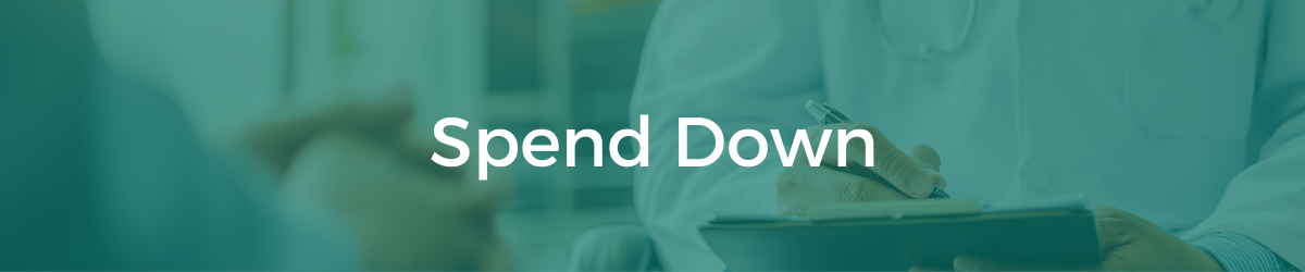 Spend Down webpage header image