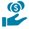 hand holding money